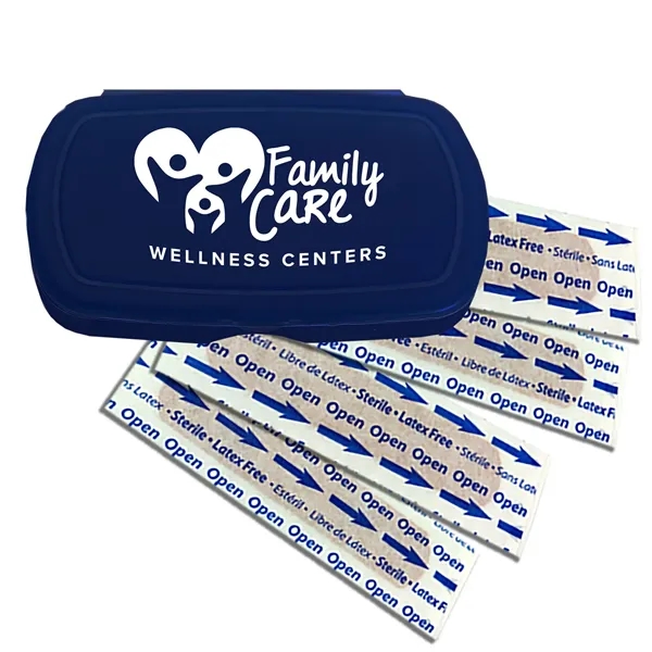 First aid kit. Oval shape, pocket size, elegant details.... from ASI 40480 Koozie Group
