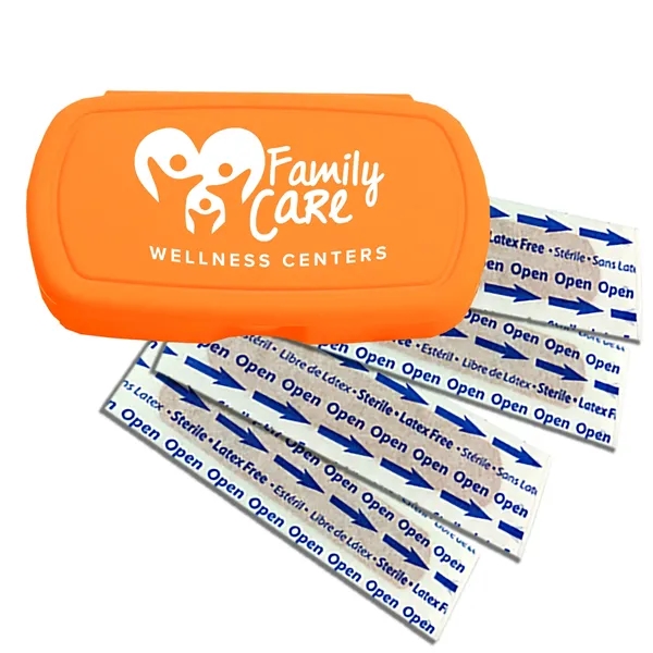 First aid kit. Oval shape, pocket size, elegant details.... from ASI 40480 Koozie Group