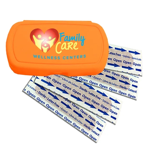 First aid kit. Oval shape, pocket size, elegant details.... from ASI 40480 Koozie Group
