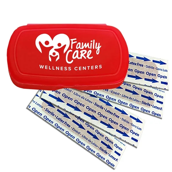 First aid kit. Oval shape, pocket size, elegant details.... from ASI 40480 Koozie Group