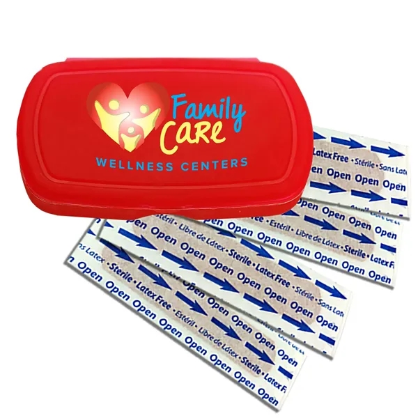 First aid kit. Oval shape, pocket size, elegant details.... from ASI 40480 Koozie Group