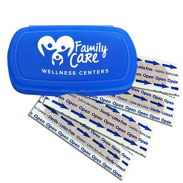 First aid kit. Oval shape, pocket size, elegant details.... from ASI 40480 Koozie Group