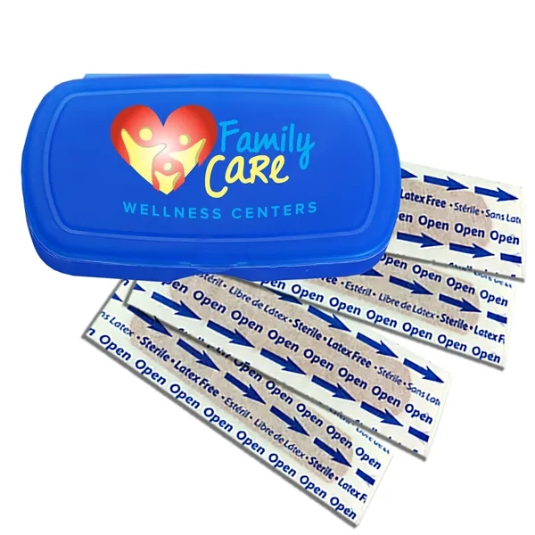First aid kit. Oval shape, pocket size, elegant details.... from ASI 40480 Koozie Group