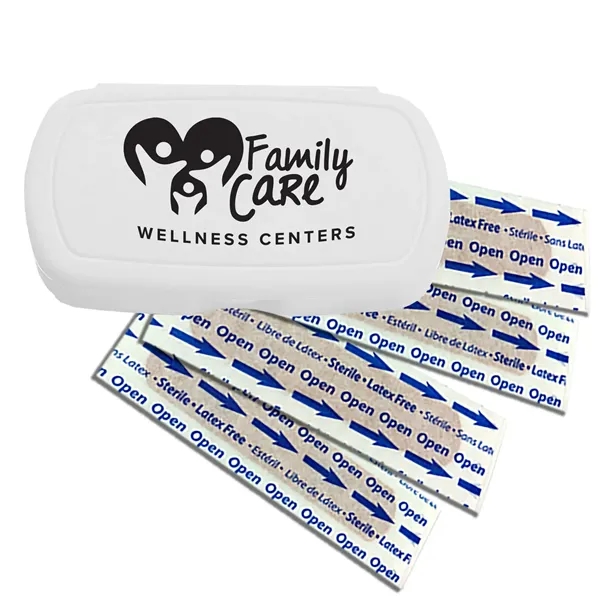 First aid kit. Oval shape, pocket size, elegant details.... from ASI 40480 Koozie Group