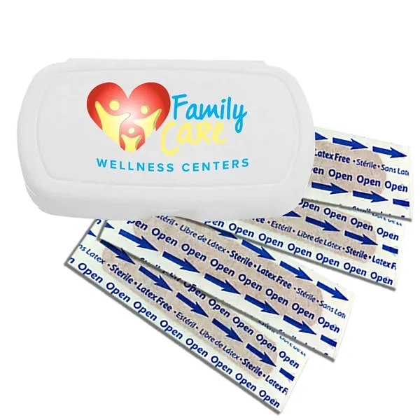 First aid kit. Oval shape, pocket size, elegant details.... from ASI 40480 Koozie Group