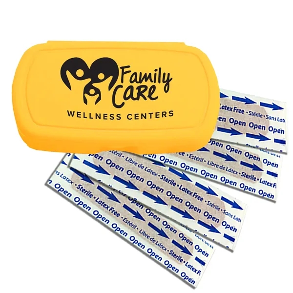 First aid kit. Oval shape, pocket size, elegant details.... from ASI 40480 Koozie Group