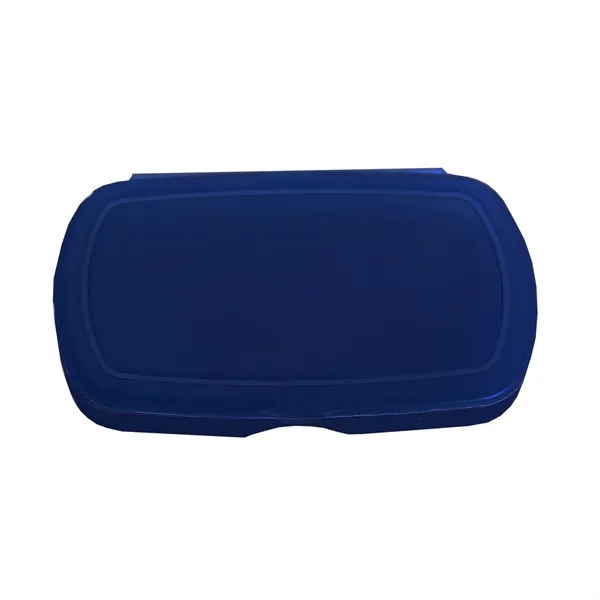 Multi-purpose Oval design living hinge box. Fits Easily Into Backpacks, Purses,... from ASI 40480 Koozie Group