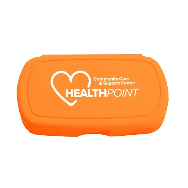 Multi-purpose Oval design living hinge box. Fits Easily Into Backpacks, Purses,... from ASI 40480 Koozie Group