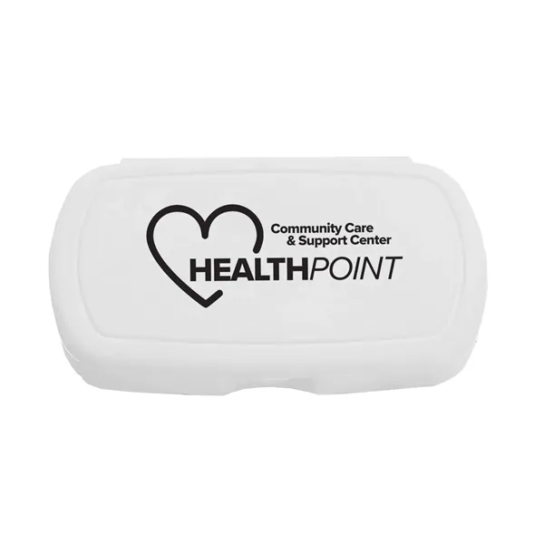 Multi-purpose Oval design living hinge box. Fits Easily Into Backpacks, Purses,... from ASI 40480 Koozie Group