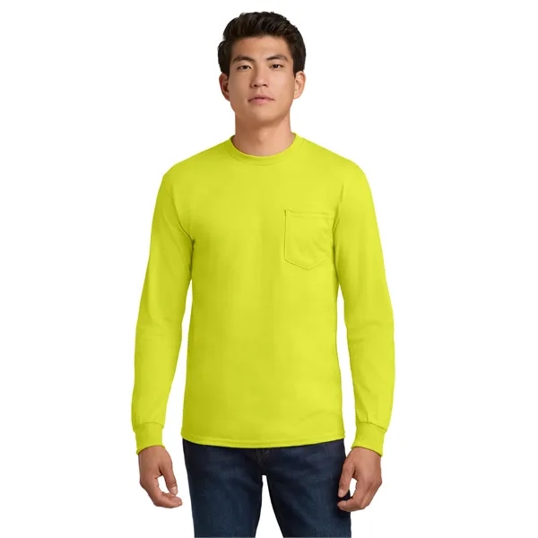 Gildan - Ultra Cotton 100% Cotton Long Sleeve T-Shirt wit...... from ASI 84863 SanMar