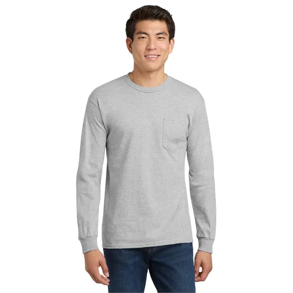 Gildan - Ultra Cotton 100% Cotton Long Sleeve T-Shirt wit...... from ASI 84863 SanMar