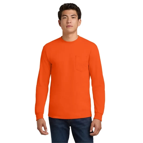 Gildan - Ultra Cotton 100% Cotton Long Sleeve T-Shirt wit...... from ASI 84863 SanMar