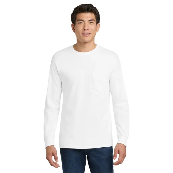 Gildan - Ultra Cotton 100% Cotton Long Sleeve T-Shirt wit...... from ASI 84863 SanMar