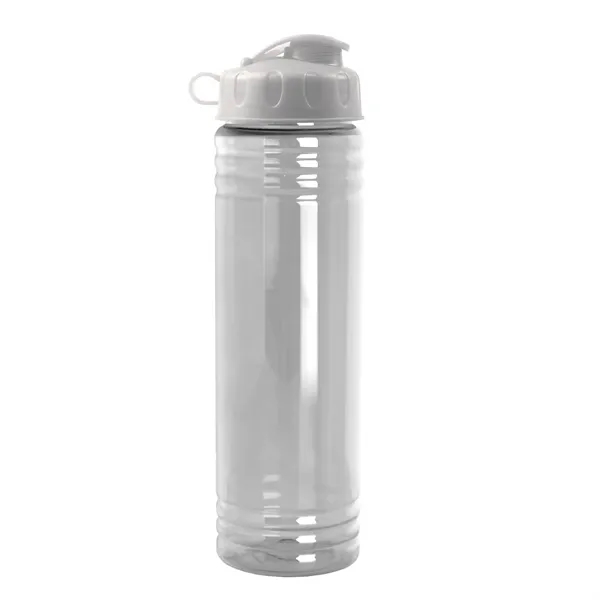New Slim Cylinder Design 24 oz. Transparent Water Bottles with Flip... from ASI 40480 Koozie Group