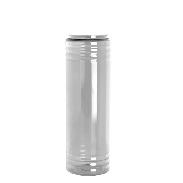New Slim Cylinder Design 24 oz. Transparent Water Bottles with Flip... from ASI 40480 Koozie Group