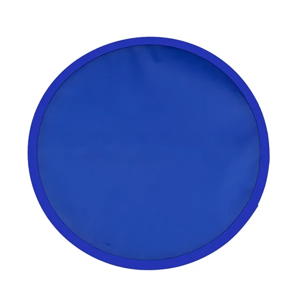 Ten inch 190T polyester fabric folding flyer/hand fan with black trim... from ASI 40480 Koozie Group