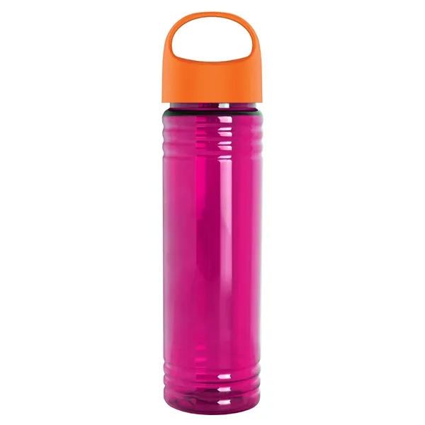 The Slim Fit - 24 oz. Transparent Bottle with Oval Crest... from ASI 40480 Koozie Group