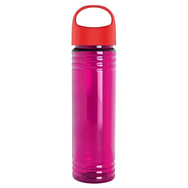 The Slim Fit - 24 oz. Transparent Bottle with Oval Crest... from ASI 40480 Koozie Group