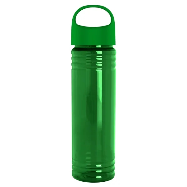 The Slim Fit - 24 oz. Transparent Bottle with Oval Crest... from ASI 40480 Koozie Group