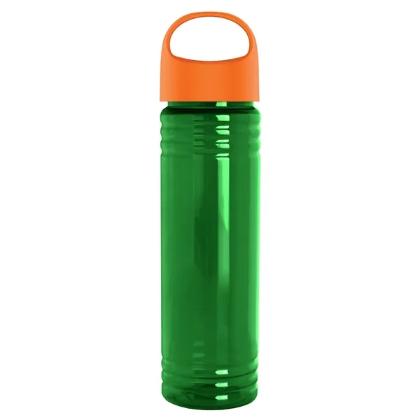 The Slim Fit - 24 oz. Transparent Bottle with Oval Crest... from ASI 40480 Koozie Group