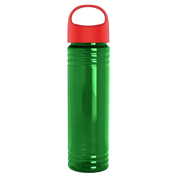 The Slim Fit - 24 oz. Transparent Bottle with Oval Crest... from ASI 40480 Koozie Group