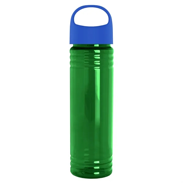 The Slim Fit - 24 oz. Transparent Bottle with Oval Crest... from ASI 40480 Koozie Group