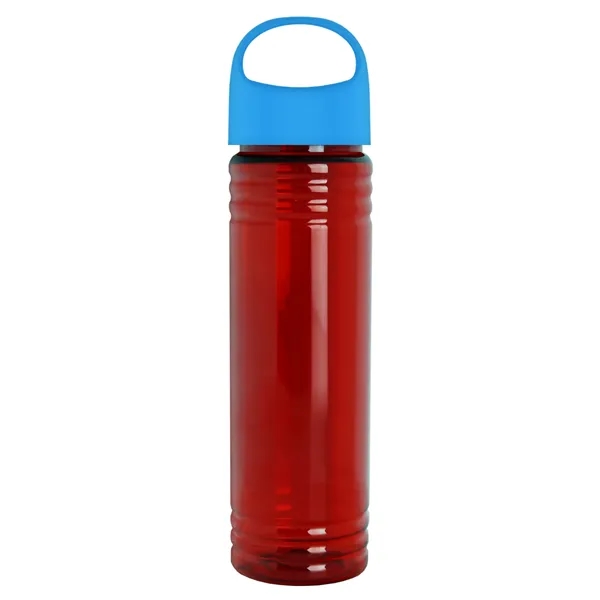 The Slim Fit - 24 oz. Transparent Bottle with Oval Crest... from ASI 40480 Koozie Group