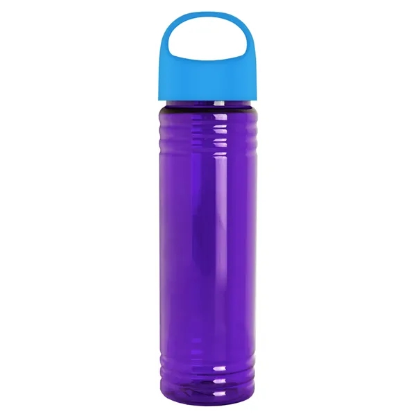 The Slim Fit - 24 oz. Transparent Bottle with Oval Crest... from ASI 40480 Koozie Group