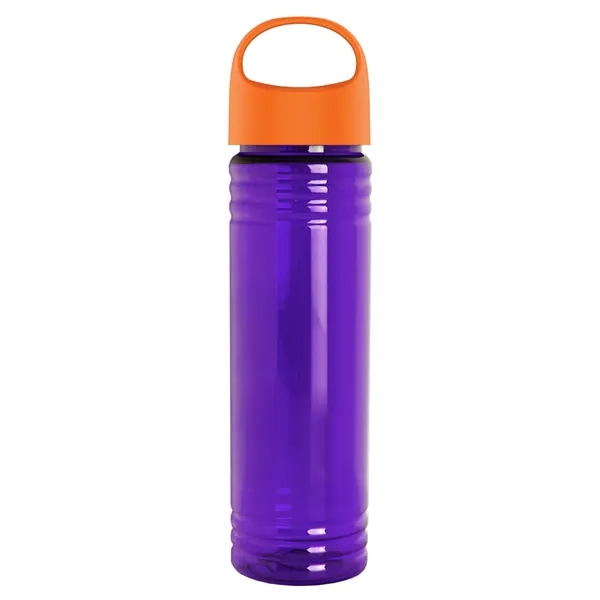 The Slim Fit - 24 oz. Transparent Bottle with Oval Crest... from ASI 40480 Koozie Group