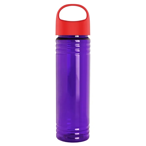 The Slim Fit - 24 oz. Transparent Bottle with Oval Crest... from ASI 40480 Koozie Group