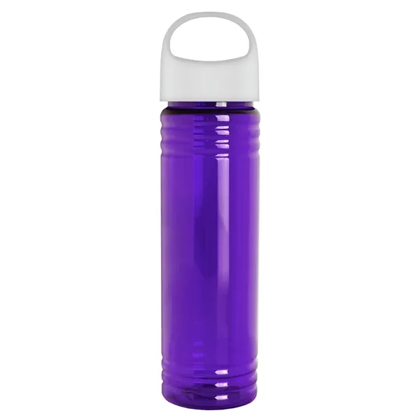 The Slim Fit - 24 oz. Transparent Bottle with Oval Crest... from ASI 40480 Koozie Group