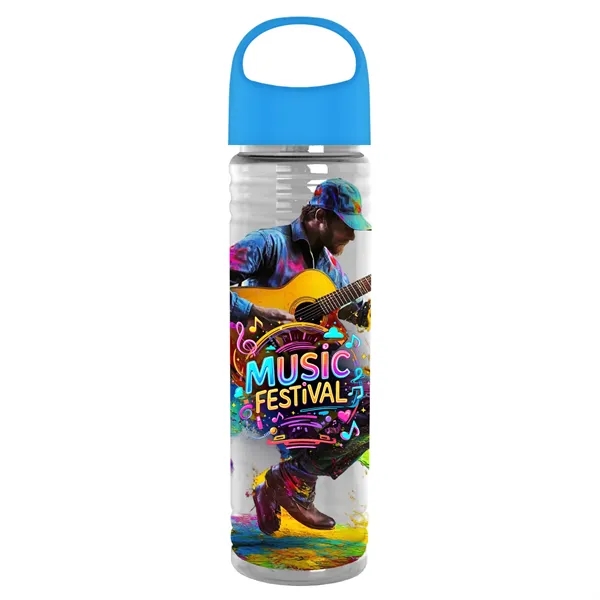 The Slim Fit - 24 oz. Transparent Bottle with Oval Crest... from ASI 40480 Koozie Group