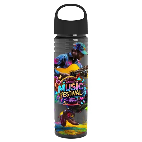 The Slim Fit - 24 oz. Transparent Bottle with Oval Crest... from ASI 40480 Koozie Group