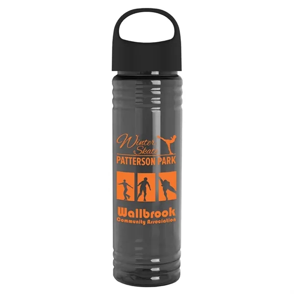 The Slim Fit - 24 oz. Transparent Bottle with Oval Crest... from ASI 40480 Koozie Group