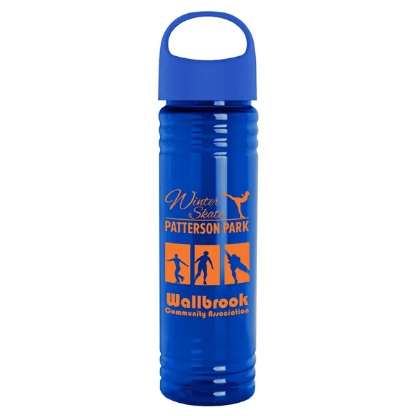 The Slim Fit - 24 oz. Transparent Bottle with Oval Crest... from ASI 40480 Koozie Group