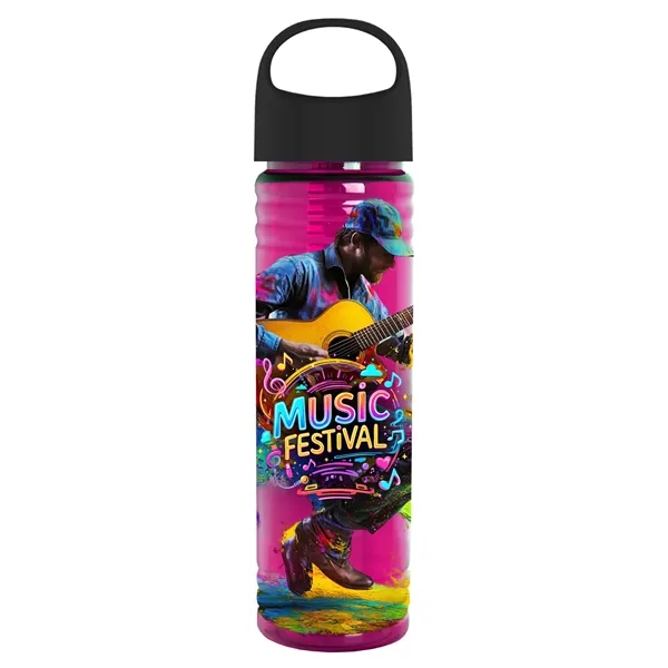 The Slim Fit - 24 oz. Transparent Bottle with Oval Crest... from ASI 40480 Koozie Group