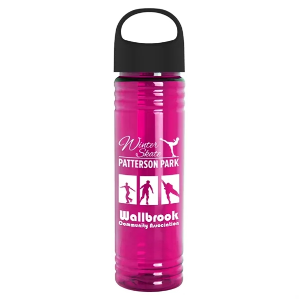 The Slim Fit - 24 oz. Transparent Bottle with Oval Crest... from ASI 40480 Koozie Group