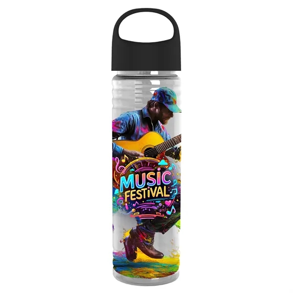 The Slim Fit - 24 oz. Transparent Bottle with Oval Crest... from ASI 40480 Koozie Group