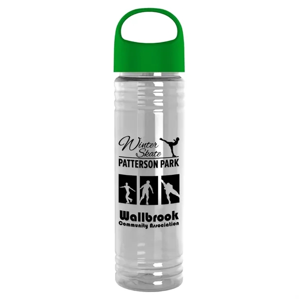 The Slim Fit - 24 oz. Transparent Bottle with Oval Crest... from ASI 40480 Koozie Group