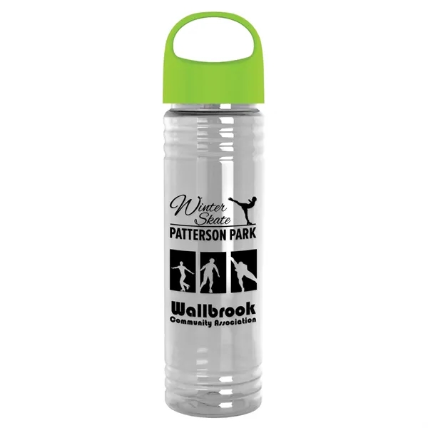 The Slim Fit - 24 oz. Transparent Bottle with Oval Crest... from ASI 40480 Koozie Group