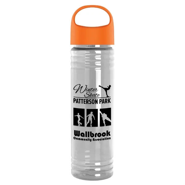 The Slim Fit - 24 oz. Transparent Bottle with Oval Crest... from ASI 40480 Koozie Group