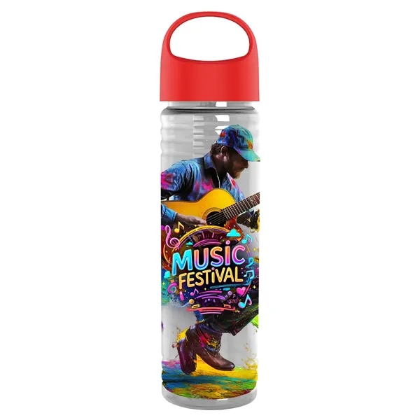 The Slim Fit - 24 oz. Transparent Bottle with Oval Crest... from ASI 40480 Koozie Group