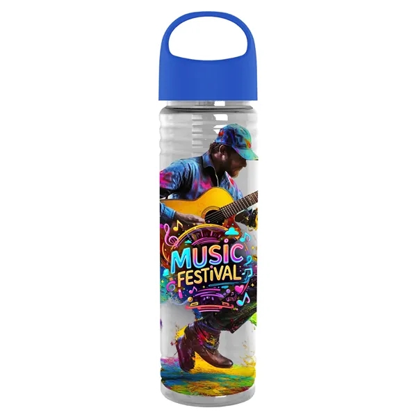 The Slim Fit - 24 oz. Transparent Bottle with Oval Crest... from ASI 40480 Koozie Group