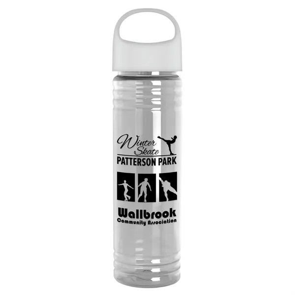 The Slim Fit - 24 oz. Transparent Bottle with Oval Crest... from ASI 40480 Koozie Group