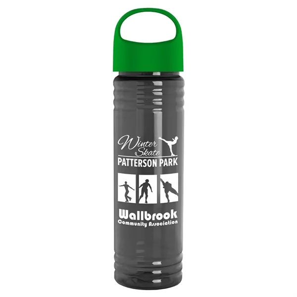 The Slim Fit - 24 oz. Transparent Bottle with Oval Crest... from ASI 40480 Koozie Group