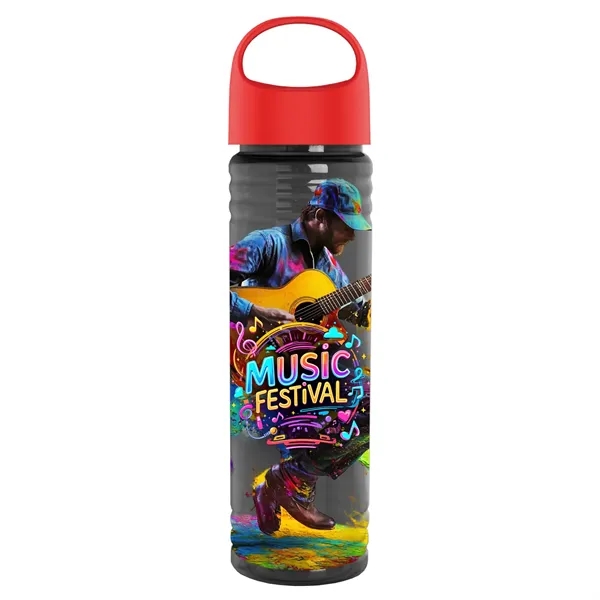 The Slim Fit - 24 oz. Transparent Bottle with Oval Crest... from ASI 40480 Koozie Group