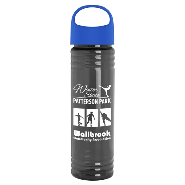 The Slim Fit - 24 oz. Transparent Bottle with Oval Crest... from ASI 40480 Koozie Group