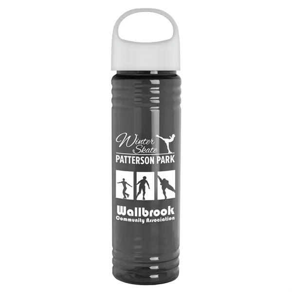 The Slim Fit - 24 oz. Transparent Bottle with Oval Crest... from ASI 40480 Koozie Group