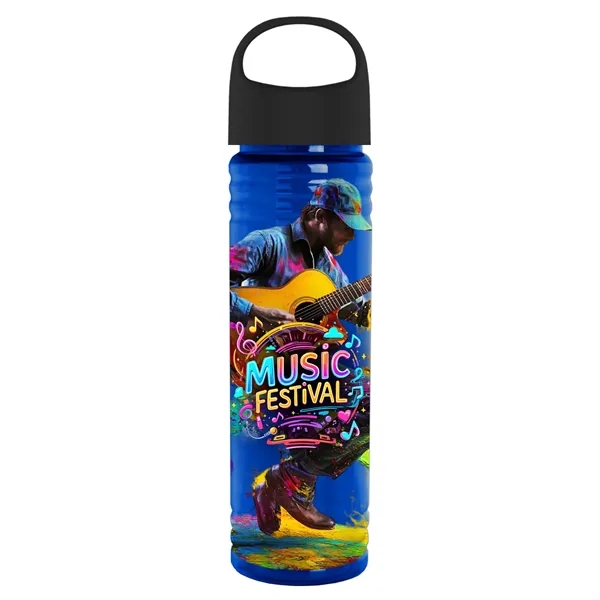 The Slim Fit - 24 oz. Transparent Bottle with Oval Crest... from ASI 40480 Koozie Group