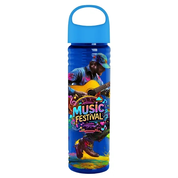 The Slim Fit - 24 oz. Transparent Bottle with Oval Crest... from ASI 40480 Koozie Group